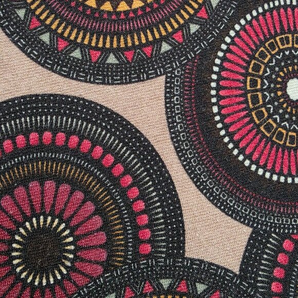 Modcloth Smashed Lemon Geo Print Skirt Size L - Picture 5 of 6